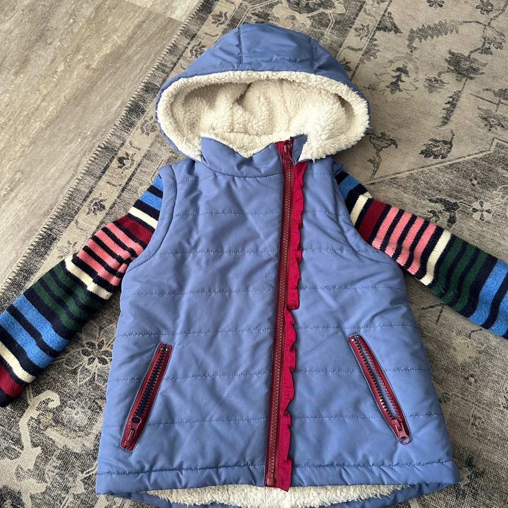 Matilda Jane Vest with Removable sleeves & good sz 4